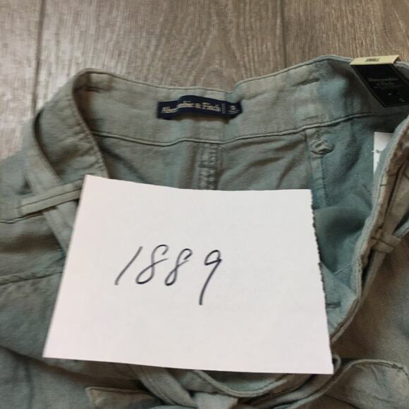 Abercrombie & Fitch linen blend women size small shorts NWT - Picture 7 of 7